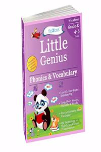 Phonics & Vocabulary II: Kindergarten Workbook (Little Genius Series): Learn Blend Sounds, Sight Words, Phonics Activities, Vocabulary and Reading(4-6 years)(english)