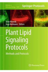 Plant Lipid Signaling Protocols