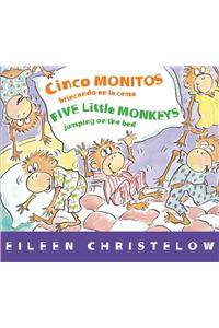 Cinco Monitos Brincando En La Cama/Five Little Monkeys Jumping on the Bed