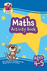 New Maths Home Learning Activity Book for Ages 4-5