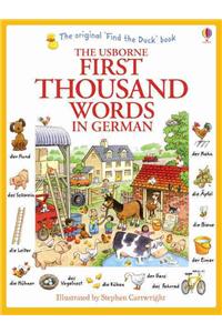 First Thousand Words in German