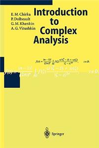 Introduction to Complex Analysis