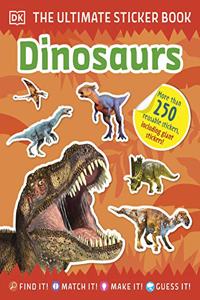 ULTIMATE STICKER BOOK DINOSAURS