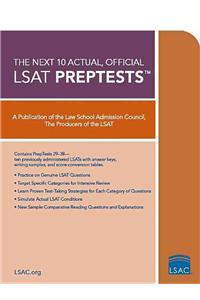 10 Next, Actual Official LSAT Preptests