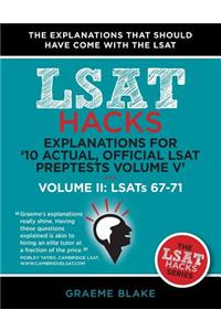 Explanations for '10 Actual, Official LSAT Preptests Volume V'