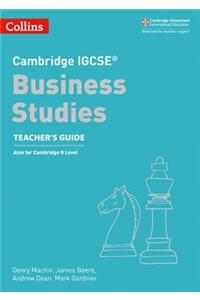 Cambridge Igcse(r) Business Studies Teacher Guide