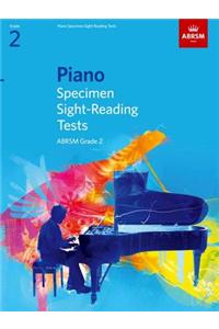 Piano Specimen Sight-Reading Tests, Grade 2