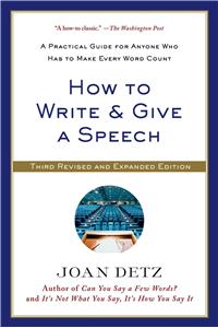 How to Write and Give a Speech