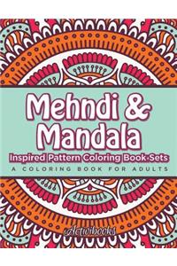 Mehndi & Mandala Inspired Pattern Coloring Book Sets