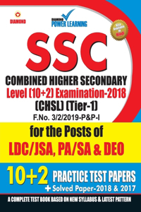 SSC Combined Higher Secondary Level - PTP 2015