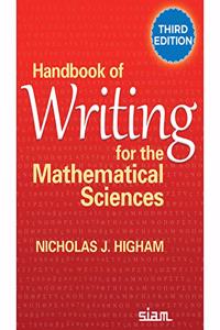 Handbook of Writing for the Mathematical Sciences