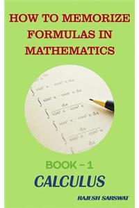 How to Memorize Formulas in Mathematics