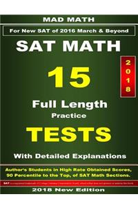 2018 New SAT Math 15 Tests