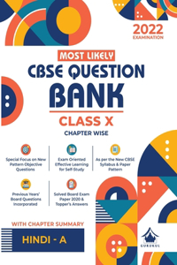 Most Likely Question Bank - Hindi (A): CBSE Class 10 for 2022 Examination