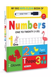 My Big Wipe And Clean Book of Numbers for Kids : 1 to 20