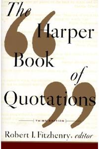 The Harper Book of Quotations Revised Edition