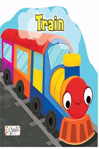 Train Shaped Baby Board Book