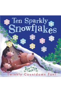 Ten Sparkly Snowflakes