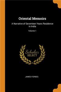 Oriental Memoirs