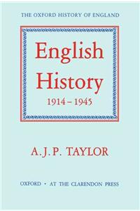 English History, 1914-1945