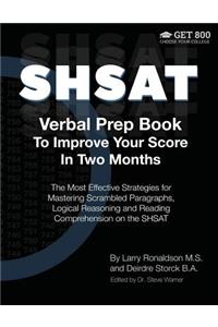 SHSAT Verbal Prep Book To Improve Your Score In Two Months