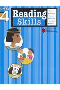 Reading Skills: Grade 4 (Flash Kids Harcourt Family Learning)