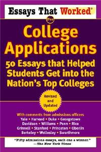 Essays That Worked for College Applications