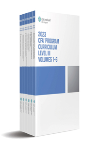 2023 Cfa Program Curriculum Level III Box Set