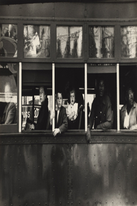 Robert Frank: Trolley--New Orleans