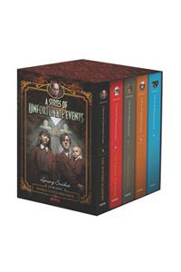 A Series of Unfortunate Events #5-9 Netflix Tie-In Box Set