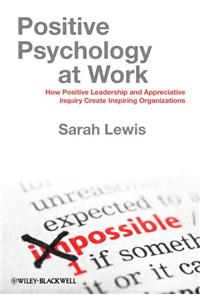 Positive Psychology at Work