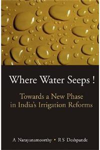 Where Water Seeps!: Towards a New Phase in India's Irrigation Reforms