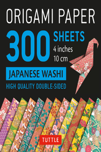 Origami Paper 300 Sheets Japanese Washi Patterns 4 (10 CM)