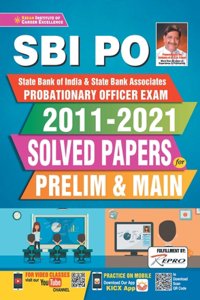 SBI PO 2011-2021 Prelim and Main Solved Paper (English Medium)(3464)