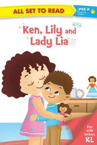 All set to Read fun with latter K L Ken Lily and Lady Lia