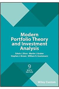 Modern Portfolio Theory and Investment Analysis