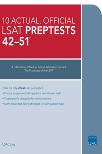 10 Actual 42-51, Official LSAT Preptests