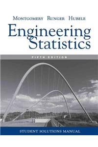 Student Solutions Manual Engineering Statistics, 5e