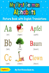 My First German Alphabets Picture Book with English Translations