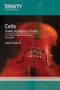 Cello Scales, Arpeggios & Studies Initial-Grade 8 from 2016