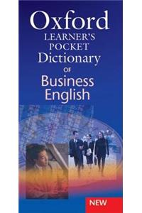 Oxford Learner's Pocket Dictionary of Business English