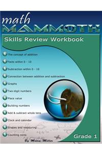 Math Mammoth Grade 1 Skills Review Workbook