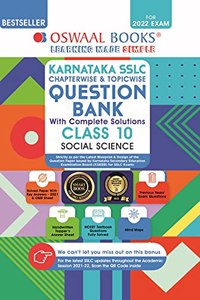 Oswaal Karnataka SSLC Question Bank Class 10 Social Science Book Chapterwise & Topicwise (For 2022 Exam)