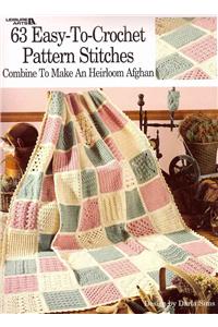 63 Easy-To-Crochet Pattern Stitches Combine to Make an Heirloom Afghan