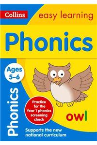 Collins Easy Learning Age 5-7 -- Phonics Ages 5-6: New Edition