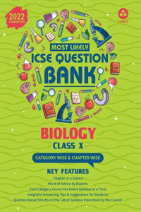 Most Likely Question Bank - Biology: ICSE Class 10 for 2022 Examination