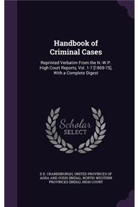 Handbook of Criminal Cases