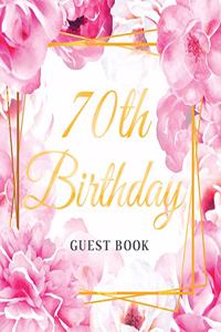 70th Birthday Guest Book