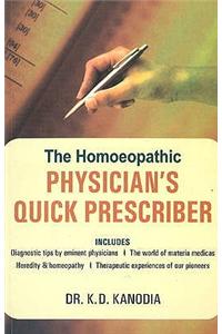 Homeopathic Physician's Quick Prescriber