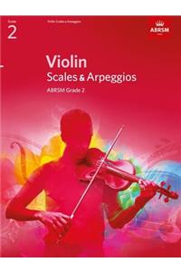 Violin Scales & Arpeggios, ABRSM Grade 2